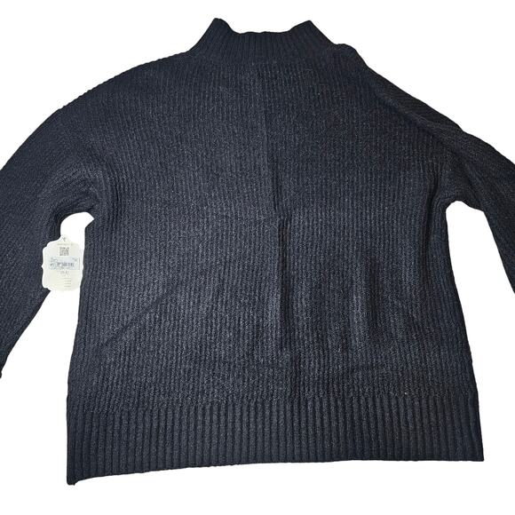 NWT Alter'd State Oversized Black Mock Neck Sweater Top XXL - Picture 2 of 8